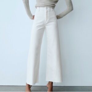 Zara marine straight leg denim, but legs are more like wide-leg.